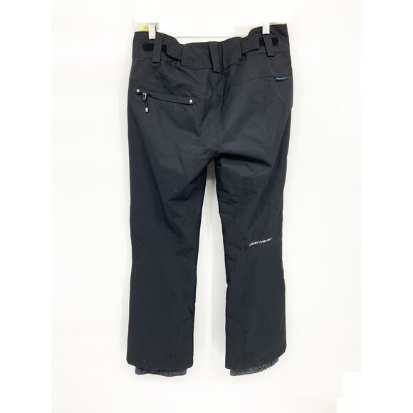 Womens Obermeyer Snow Pants Black with Pocket Size 6 - Picture 3 of 9